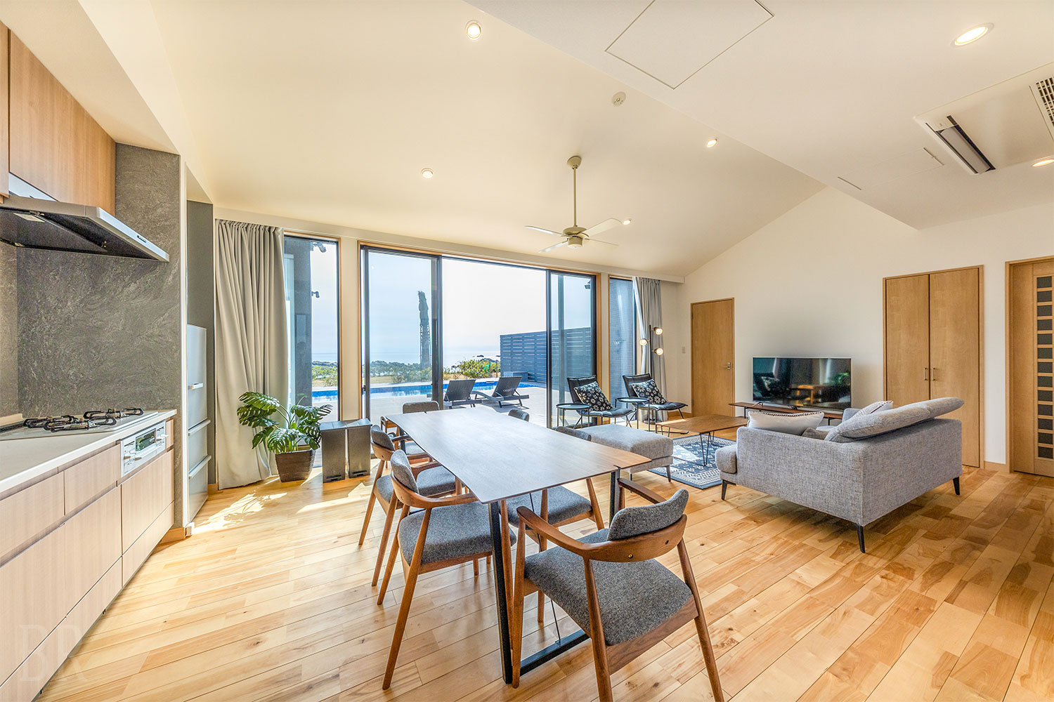 Private Ocean Villa 【VILLA 藍水-ransui-】オーシャンスイート内装